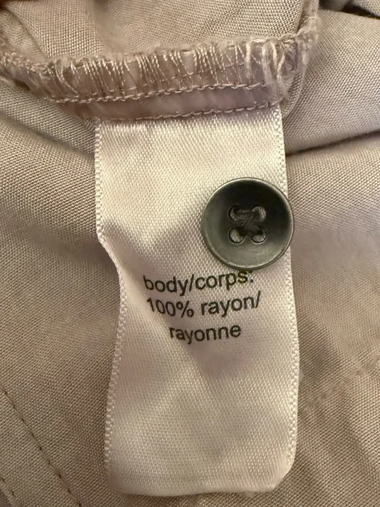 Maurice's Utility Relaxed Button Down Shirt Dusty Pink Women's Size XL Feminine - Picture 12 of 13